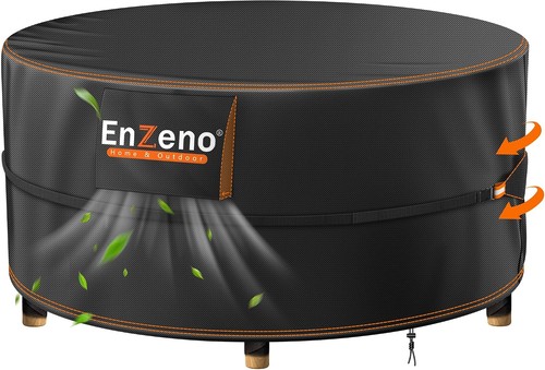 Round garden table cover - round,